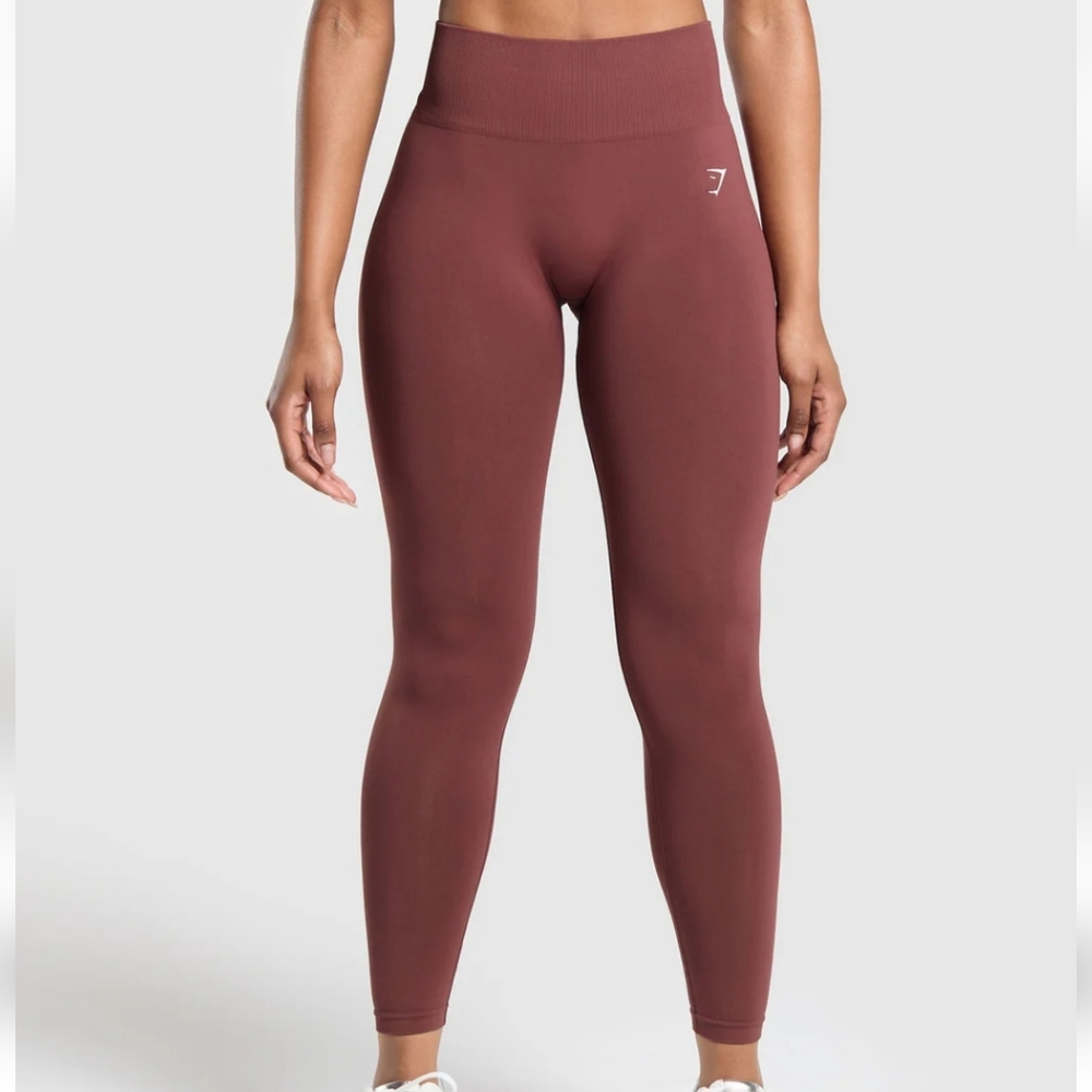 Gymshark Brown High-Waisted Leggings